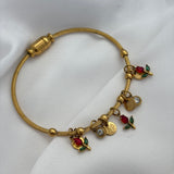 Tulip charm bracelet