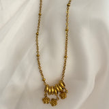 Rose charm necklace