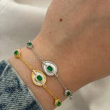 Emerald bracelet