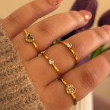 Hearts ring set