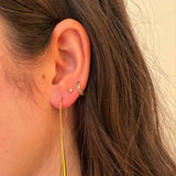 Thread earring