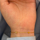 Minimal initial bracelet