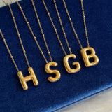 Initial necklace
