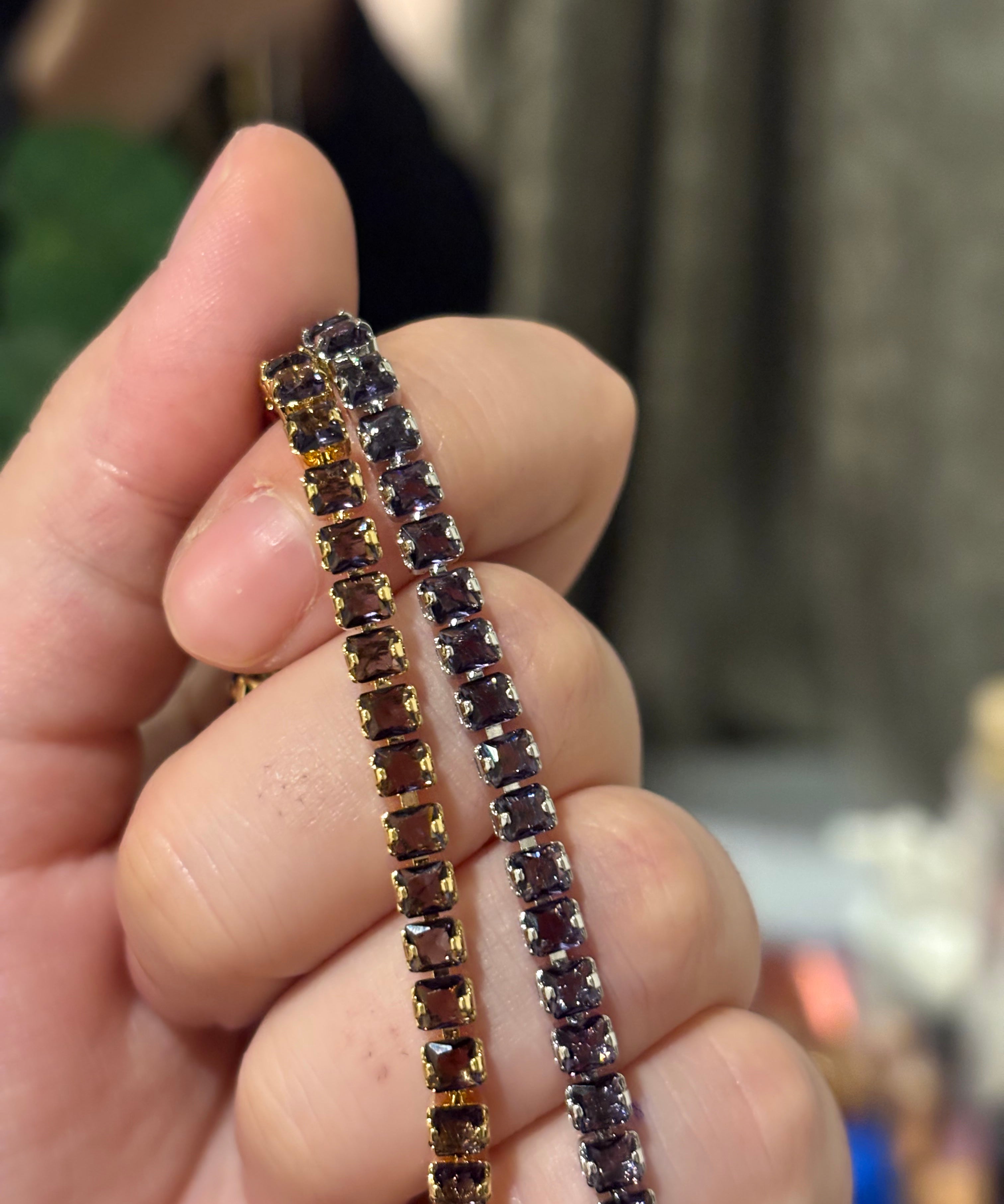 Vera tennis bracelet(purple)