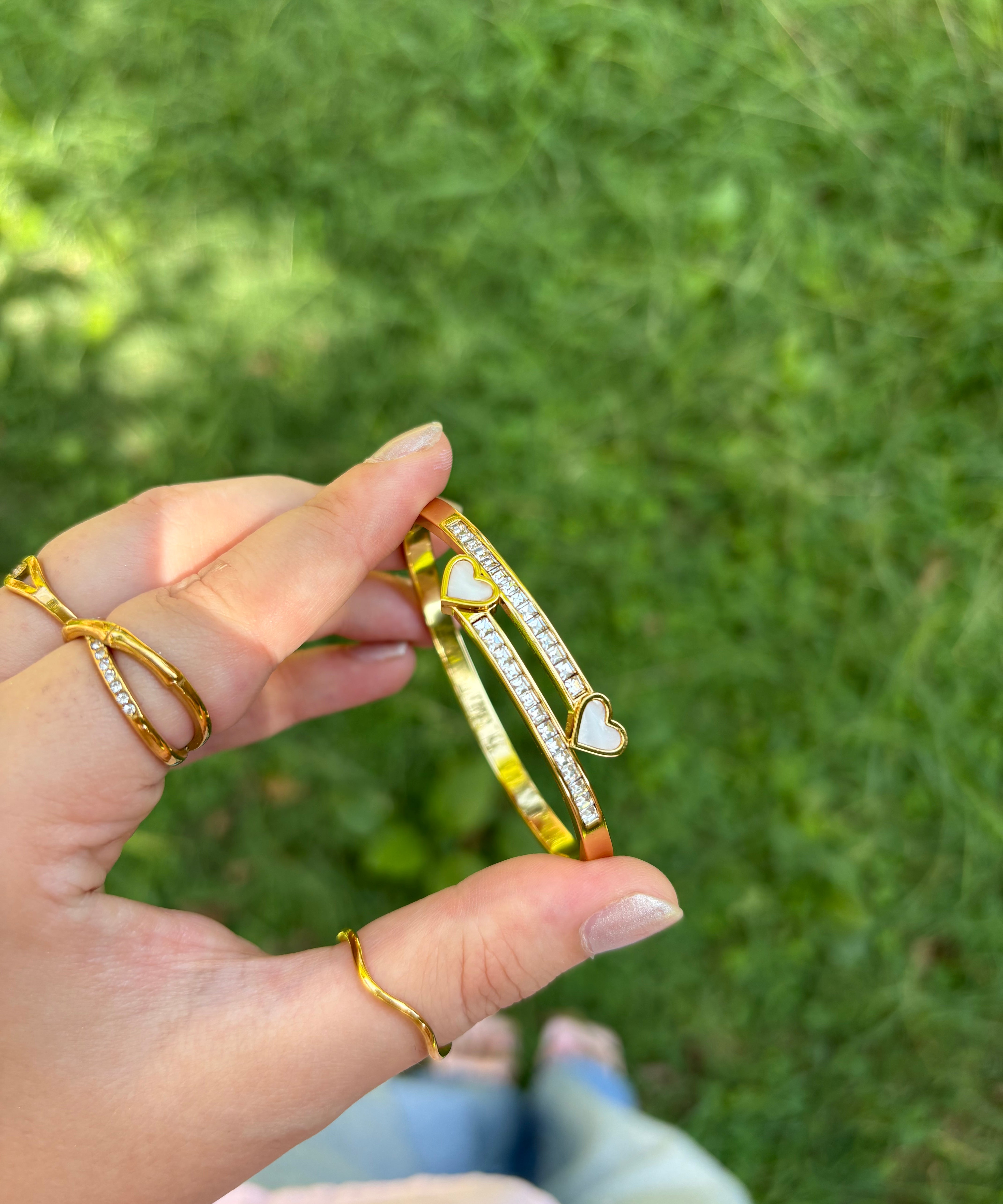 Heart bracelet (baby size)