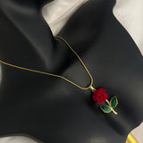 Rose necklace