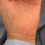 Minimal initial bracelet