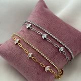 Bling layered bracelet