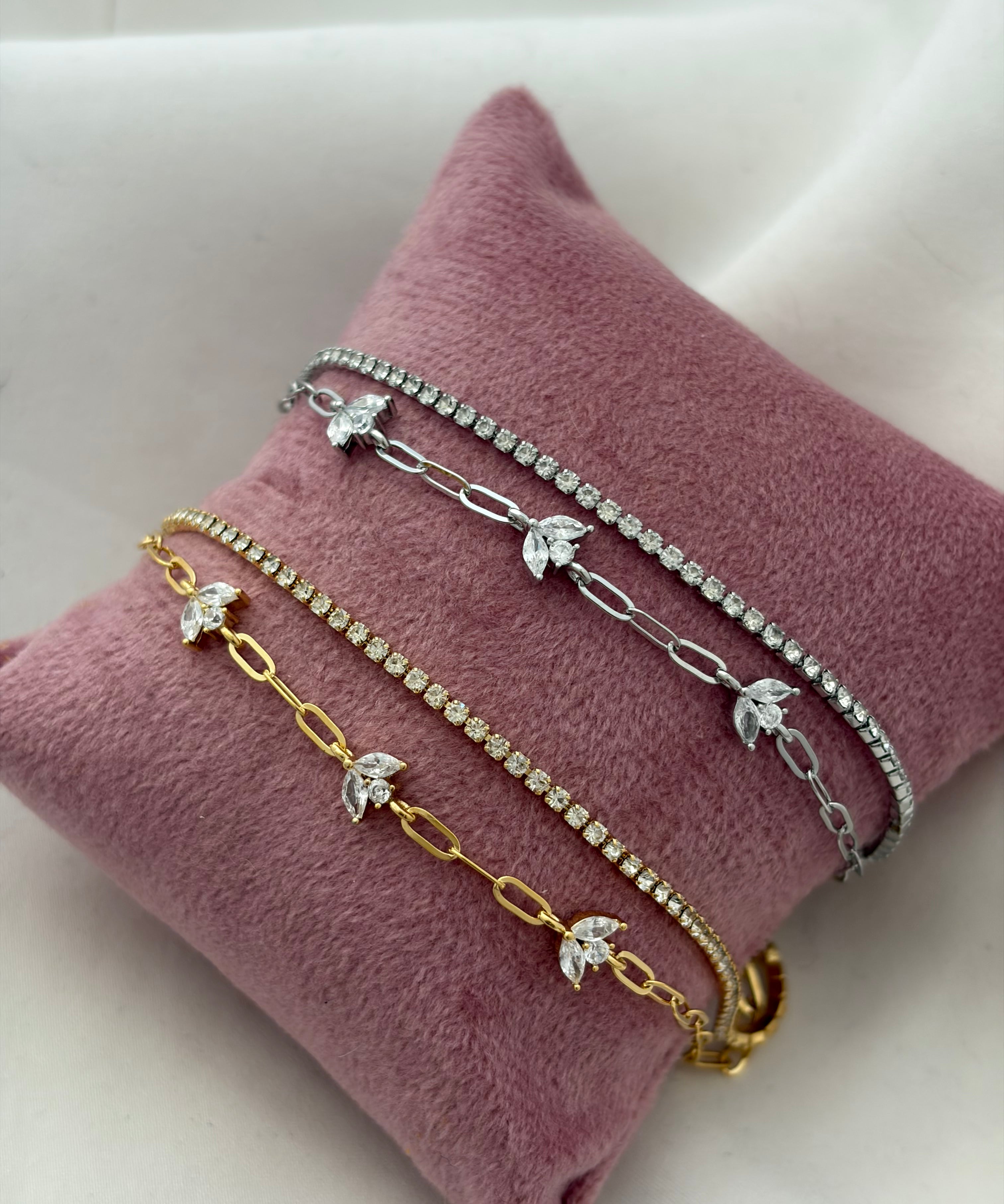 Bling layered bracelet