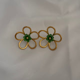 Floral earrings