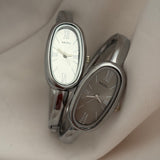 Sleek silver watch