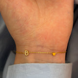 Minimal initial bracelet