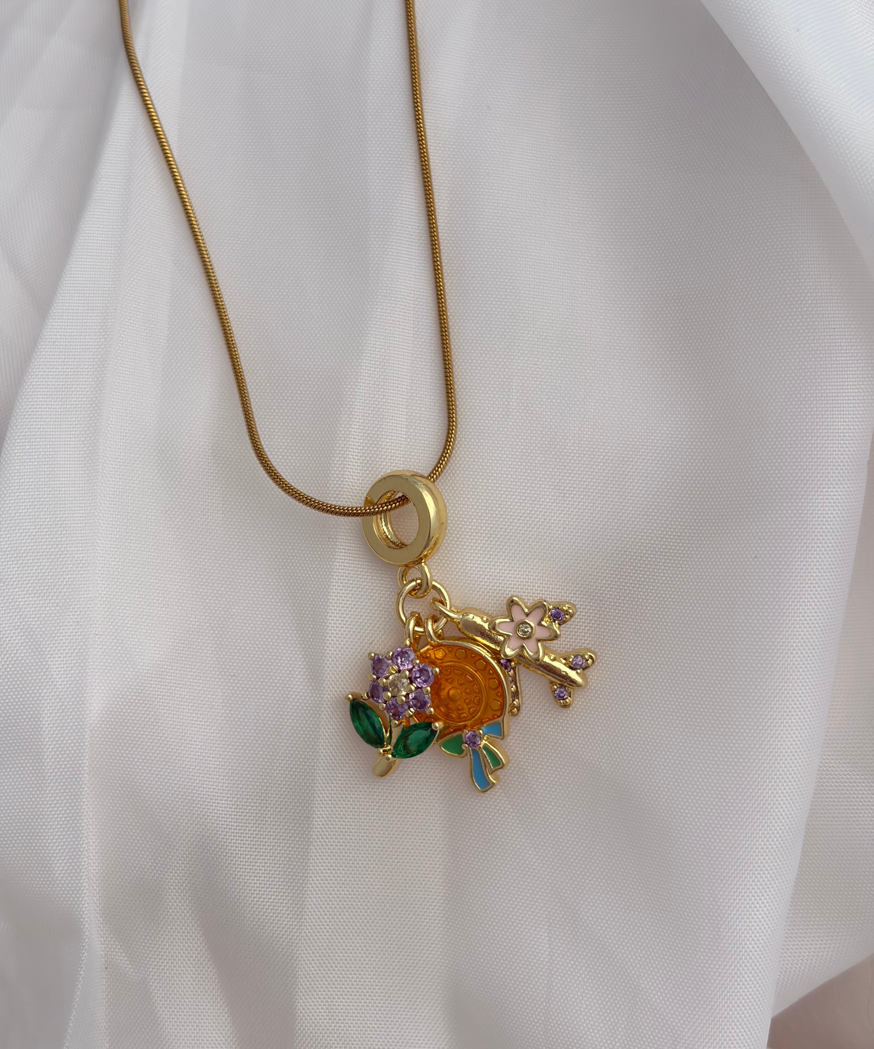 Orange necklace