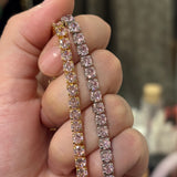 Aura tennis bracelet(pink)