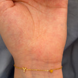 Minimal initial bracelet