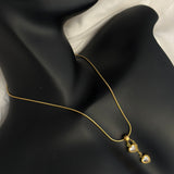 Heart drop necklace