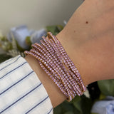 Lavender stretchable bracelet