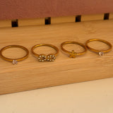 Infinity ring set