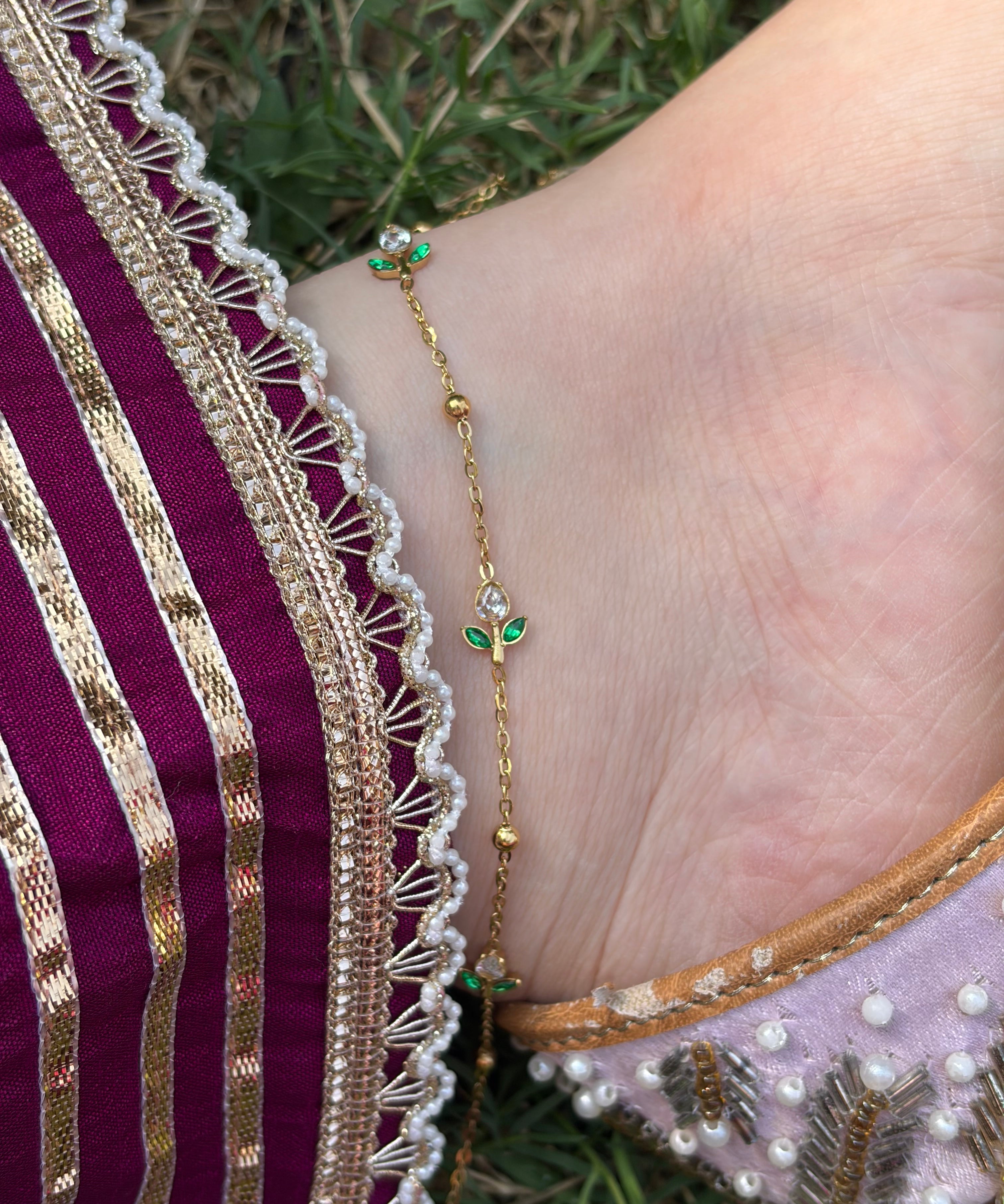 Tulip anklet(1pc)