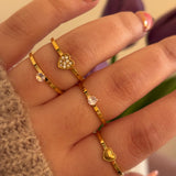 Hearts ring set
