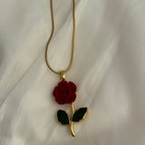 Rose necklace