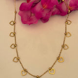 Hollow heart necklace