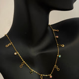 Infinity charm necklace