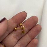 Scar stud (ball back)