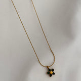 Emerald flora necklace