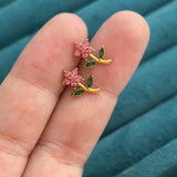 Floral stud
