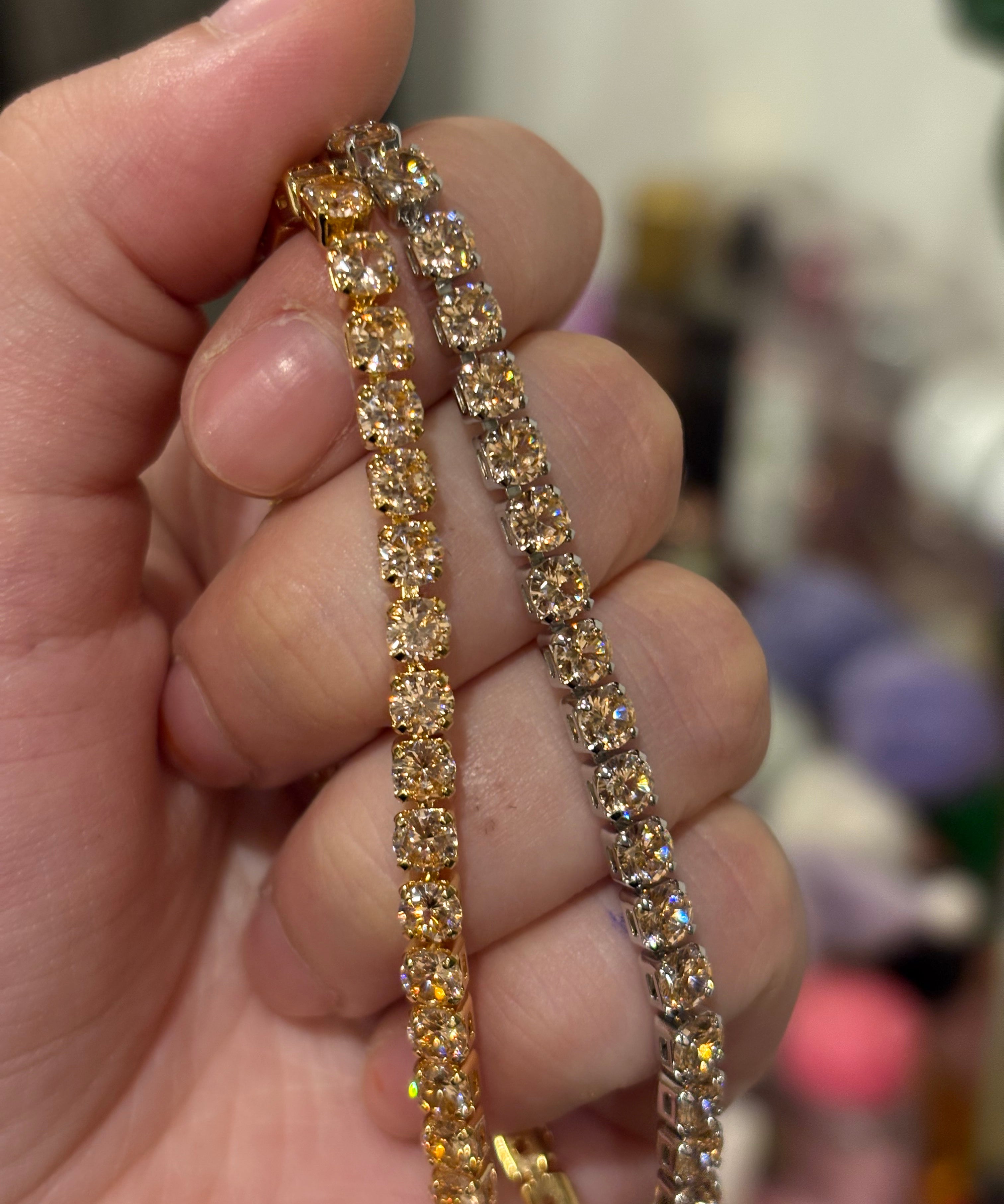 Aura tennis bracelet(yellow)
