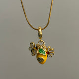 Lemon necklace