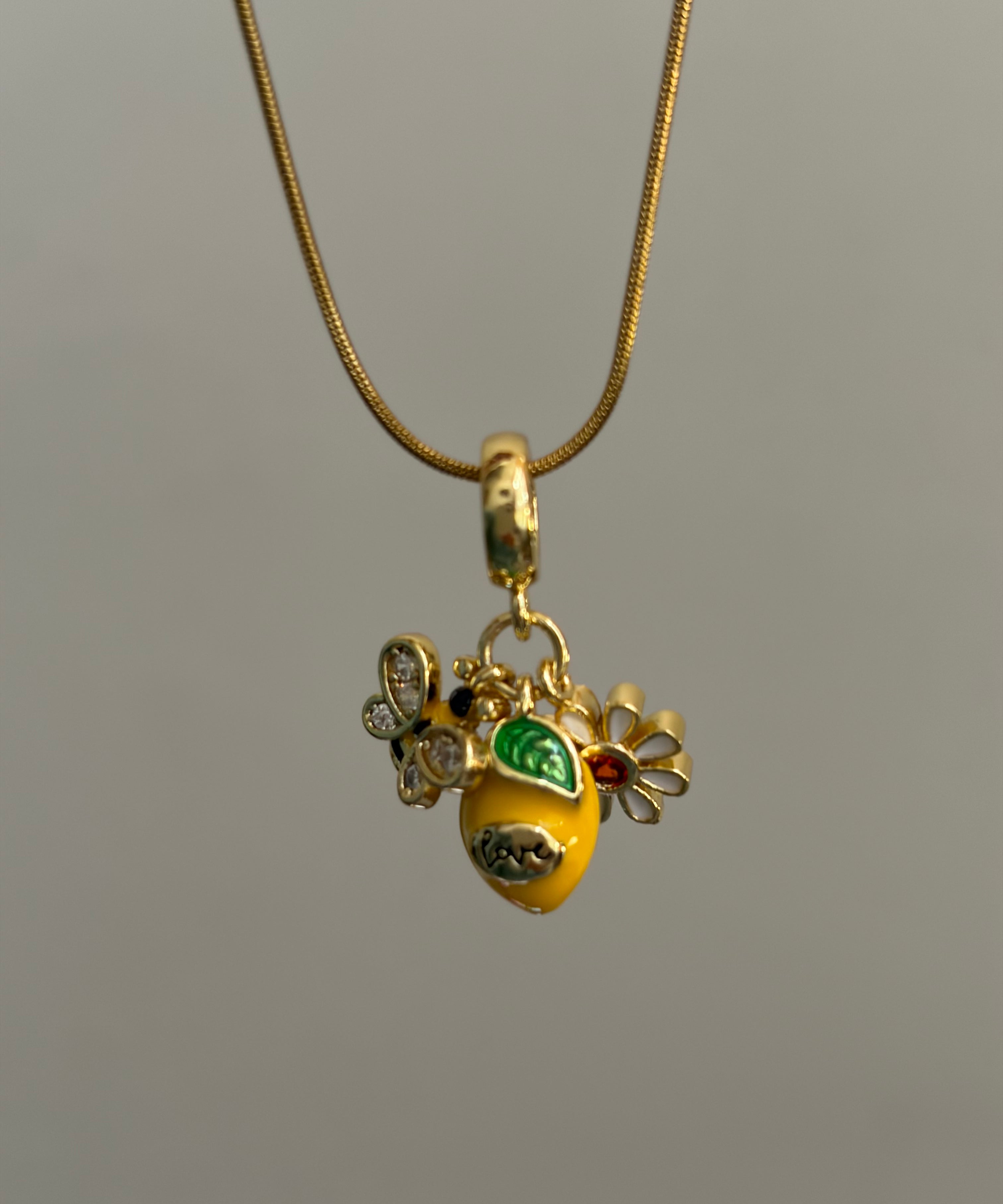 Lemon necklace