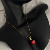 Strawberry necklace