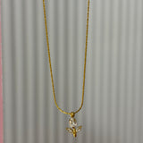 Minimal tulip necklace