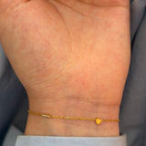 Minimal initial bracelet