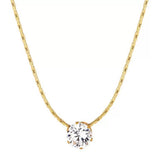 Solitaire necklace
