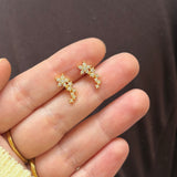 Floral stud (ball back)