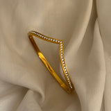 V studded bracelet