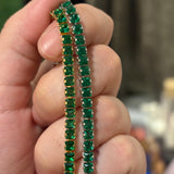 Vera tennis bracelet(emerald)