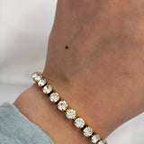 Chunky tennis bracelet