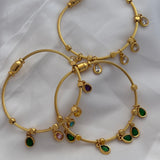 Drop charm bracelet