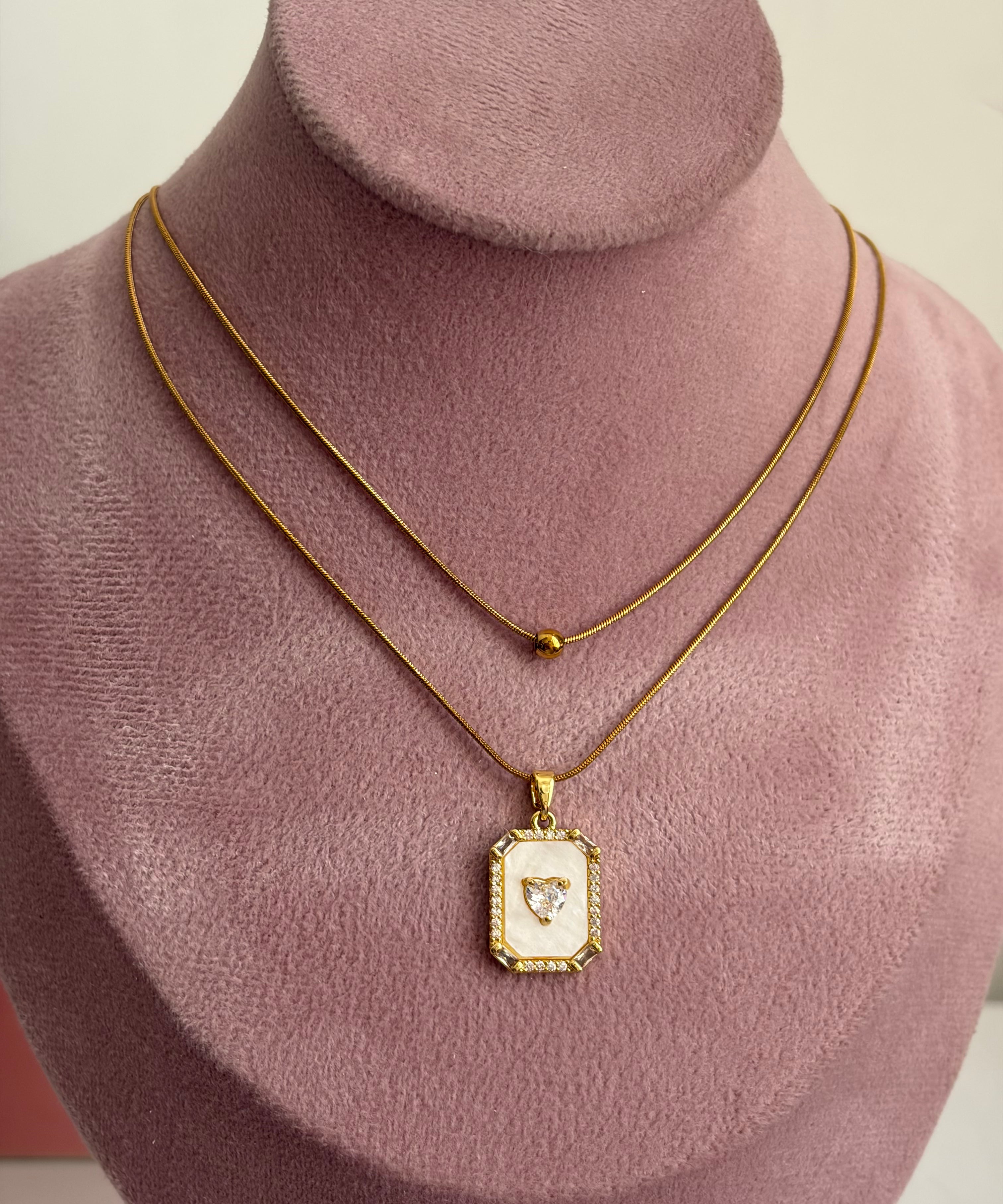 Mini layered necklace