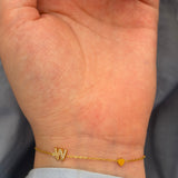 Minimal initial bracelet