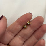 Tiny rose stud (ball back)