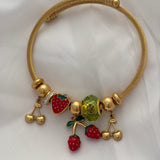 Strawberry bracelet