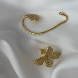 Flower earcuff(1pc)