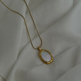 Moonstone necklace