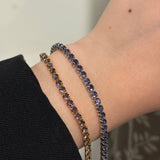 Vibe tennis bracelet(purple )