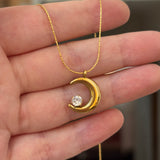Crescent necklace